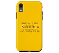 Regali per il birdwatching | Guardo gli uccelli e so cose divertenti Custodia per iPhone XR
