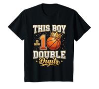 Regali per Il decimo Compleanno di This Boy is 10 Double Digits Basket Maglietta