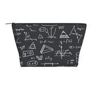 Regali per insegnanti di matematica, Borsa da toilette Borsa per trucco Borsa per cosmetici Borsa da toilette da viaggio portatile