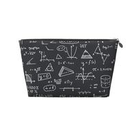 Regali per insegnanti di matematica, Borsa da toilette Borsa per trucco Borsa per cosmetici Borsa da toilette da viaggio portatile