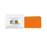 Regali per la bellezza Set sapone cachi per il corpo, sapone nutriente per la pelle, bagno delicato, pulisce la pelle, rimuove l'odore del corpo, fresco e piacevole, adatto per (arancione, taglia