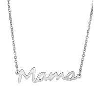 Regali per la Festa della Mamma Collana con Ciondolo Lettera Mamma per Donna Colore Oro Argento Targhetta Mamma Clavicola Catena Girocollo Gioielli elegantiDurability