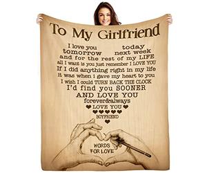 Regali per la fidanzata alla mia ragazza coperta anniversario Romc Regali per lei Migliori regali di compleanno per la fidanzata dal fidanzato I Love You Regali per le donne Pensieri Guarigione