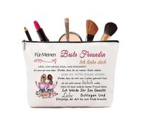 Regali per la mamma - Piccola borsa per il trucco in velluto a coste come organizer e borsa da viaggio per la cultura della mamma, per la mamma, Regali migliori amici, Una piccola borsa per il trucco