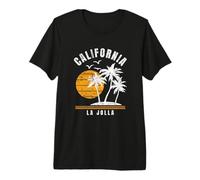 Regali per Le Vacanze sulla Spiaggia di La Jolla California, CA Maglietta Premium