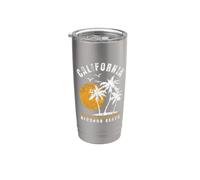Regali per le vacanze sulla spiaggia di Redondo Beach California, CA Bicchiere termico in acciaio inox doppia parete