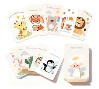 Regali per l'Inizio della Scuola, Regali per Bambini, Carte di Affermazione per Bambini - Set di 50 Carte di Incoraggiamento & Carte Emozioni con Messaggi Affettuosi per Autostima