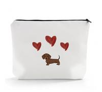 Regali per mamma, figlia, regalo di compleanno, beauty case da donna, suocera, regalo per mamma, mamma, nonna, regalo per la festa della mamma, Bassotto cuore