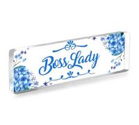 Regali per Natale per colleghi donne capo signora migliore calza Stuffers per le donne supervisore manager compleanno apprezzamento regali per femmina miglior capo presente placca acrilica segnaletica
