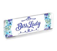 Regali per Natale per colleghi donne capo signora regali per le donne calza Stuffers per Natale miglior regalo capo per supervisore apprezzamento ricordo regalo per manager acrilico segno decorativo