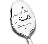 Regali per Ragazza/Donne Cucchiaio da tè in acciaio inossidabile, Cibo Dessert Cucchiaio da caffè, Regalo per Sorella, regalo di Capodanno, regalo di compleanno per Amiche