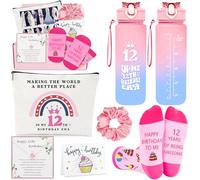 Regali per ragazze di 12 anni, regali per ragazze di 12 anni, regalo di compleanno per ragazze di età 12, sorella minore, figlia, nipote, dolci decorazioni per il 12° compleanno per ragazze