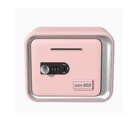 Regali per studenti Cassetta di sicurezza Chiave segreta nascosta Serratura Moneta Carta bancaria Gioielli Diario privato Password domestica(Pink)