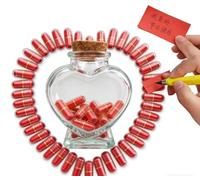 Regali personalizzati d'amore con capsule di messaggio: fai da te per lui e lei, coppia idea regalo per San Valentino, fidanzato, fidanzata, uomini e donne, coppia San Valentino