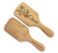 Regali Personalizzati Spazzole per Capelli per Sorella da Sister, Pettine con Nome Personalizzato e Mese di Nascita per I Migliori Amici, Spazzola in Legno Naturale Regali per le Sorelle dell'Anima