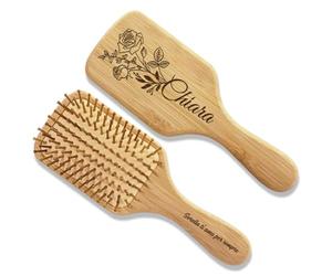 Regali Personalizzati Spazzole per Capelli per Sorella da Sister, Pettine con Nome Personalizzato e Mese di Nascita per I Migliori Amici, Spazzola in Legno Naturale Regali per le Sorelle dell'Anima