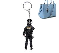 Regali Portachiavi Per Agenti Di Polizia | Regali Per Agenti Di Polizia Con Ciondolo Portachiavi | Portachiavi Delle Forze 'ordine, Portachiavi Portatile Riutilizzabile, Decorazione Pendente