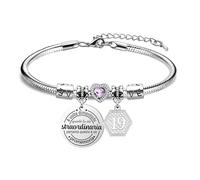 Regali Positivi Idea Regalo di Compleanno A Volte Dimentichi Quanto tu sia Straodinaria Bracciale per le Donne Ragazza Ispirante Bracciale Gioielli Donna Cheer Up Regalo per 10°-70° Femmina (19)