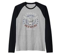 Regali retrò Americani Lynyrd Skynyrd Best of The Eagle Rock Maglia con Maniche Raglan