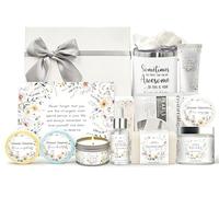 Regali spa per le donne, 10 pezzi, regali per la festa della mamma, cesti regalo di buon compleanno, kit da bagno rilassante per la casa, set da bagno per la cura di sé, scatola di ringraziamento per