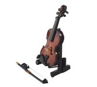 Regali Violino Strumento Musicale Replica In Miniatura Con Custodia Violino E Archetto 8x3cm