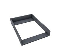 regalik Fasciatoio per Malm IKEA, per Cassettiera da 48 cm, Grafite