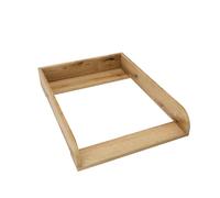 regalik Materassino Fasciatoio per Malm di IKEA, Fasciatoio per Comò da 48 cm, Fasciatoio Rimovibile, Pannelli Frontali Arrotondati, Quercia, 72 cm x 54 cm