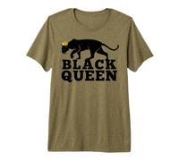 Regalità Africana con la Regina Nera della Corona Maglietta Premium