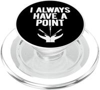 Regalo agopuntore I Always Have a Point Agopuntura PopSockets PopGrip per MagSafe