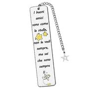 Regalo Amica Compleanno Particolare Amicizia Segnalibro Idee Regali Regalo Originali per Amica Regalo Amica Speciale Migliore Amico Segnalibro Laurea Lunga Distanza Addio Regali