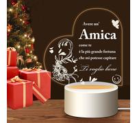 Regalo Amica Compleanno Regalo Amica Speciale Originale Luce notturna a LED Idee