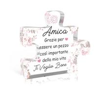 Regalo Amica Compleanno,Regalo per Amica,Regalo Amica Natale Originale,Targa Acrilica,Regali Migliore Amica,Idee Regalo Amiche Amicizia Regali Amica Amico,Regalo Divertente per Amiche,Regalo Donna
