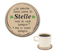 Regalo Amica Idee Regalo Migliore Amico Compleanno Donna Amica Del Cuore Amiche Personalizzato Natale Regali Amici Amicizia Regali Laurea Pasqua San Valentino per Casa Nuova Sottobicchieri in Legno