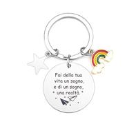 Regalo Amica,Portachiavi Idee Regalo Migliore Amica Compleanno, Regali Laurea Regalo Natale Amica Sorella Collega Amiche Regali di Ispirazione per Le Donne Colleghe Regalo Amiche Amicizia Originali