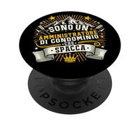 Regalo Amministratore Di Condominio Che Spacca PopSockets PopGrip Adesivo