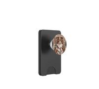 Regalo artistico vintage giapponese con cane pastore australiano samurai PopSockets PopWallet per MagSafe