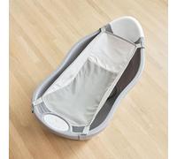Regalo Baby Basics - Vasca da bagno per neonati, include imbracatura in rete d'aria, regolabile man mano che il bambino cresce, gancio di asciugatura e scarico per una facile pulizia