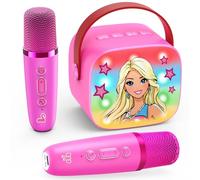 Regalo Bambina 3-12 Anni, Principessa Karaoke per Bambini con 2 Microfono