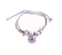 Regalo bracciale intrecciato, braccialetto intrecciato a mano intrecciata graziosa a ciondolo acrilico a ciondolo a ciondolo in perline in perline in perline in perline Braccialetti intrecciati