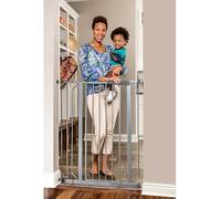 Regalo Cancello Deluxe Easy Step extra alto, color platino