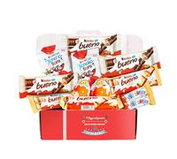 Regalo Cioccolato, Confezione regalo di cioccolatini, Regalo originale per compleanni, bambini, coppie: Kinder Bueno, Kinder Joy, Happy Hippo, Schoko Bons.