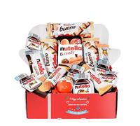 Regalo Cioccolato, Confezione regalo di cioccolatini, Regalo originale per compleanni, Natale, bambini, coppie: Kinder Bueno, Happy Hippo, Kinder Joy, Nutella B-ready, Nutella biscuits