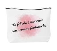 Regalo Collega Donna Compleanno per Ufficio, Idee Regalo Collega Donna Che Cambia Lavoro Colleghe Amiche Colleghi di Lavoro Natale, Regalini Natale Colleghe Pochette Amiche Maestre Colleghi di Lavoro