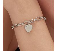 Regalo Compleanno Mamma Bracciale Sagapò Acciaio Cuore Grazie Mamma SBY015