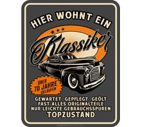 Regalo Compleanno Targhe - 70 Anni Classico Ottimo Stato Aforismi Targa di Latta