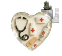 Regalo con abbraccio a cuore con biglietto di incoraggiamento, ricordo ispi