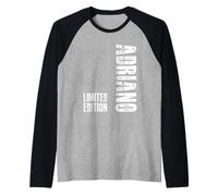 Regalo con Nome Adriano - Limited Edition Adriano Maglia con Maniche Raglan