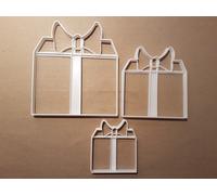 Regalo Confezione Fiocco Natale Forma Biscotti Taglierino Dough Ripieno Timbro