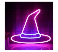 Regalo creativo per insegne al neon Per la decorazione della luce al Per neon il design del cappello da strega lampada parete a LED
