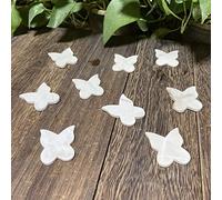 Regalo cristallo naturale agata bianca farfalla raschietto strumento gemma avorio giada massaggio raschietto cristallo decorazione della stanza